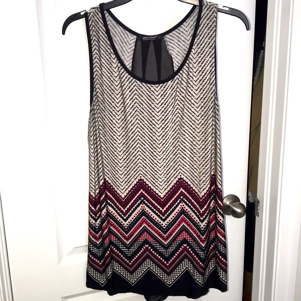 Julie’s Closet Women/ Junior Tank Sheer back light weight